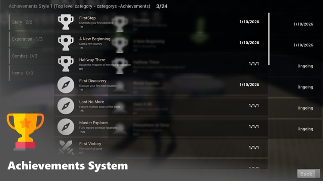 Achievements System 2.0